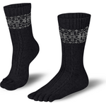 Knitido Merino & Cashmere Snowflakes Černá