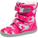 Beda Barefoot dětské zimní vysoké boty Růžová