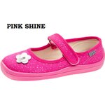 Beda Barefoot 儿童 canvas ballerina Pink Shine