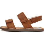 D.D.step läder sandaler med kardborreband (RAJOITETTU ERÄ) Chocolate