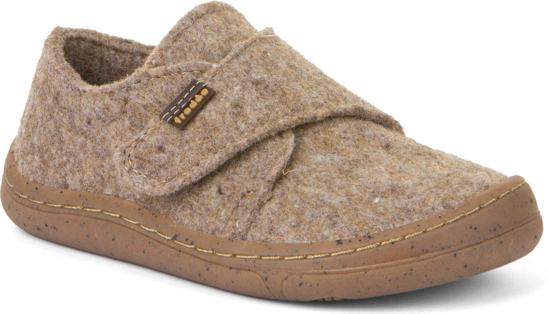Froddo Barefoot Pantuflas con tiras de velcro Beis