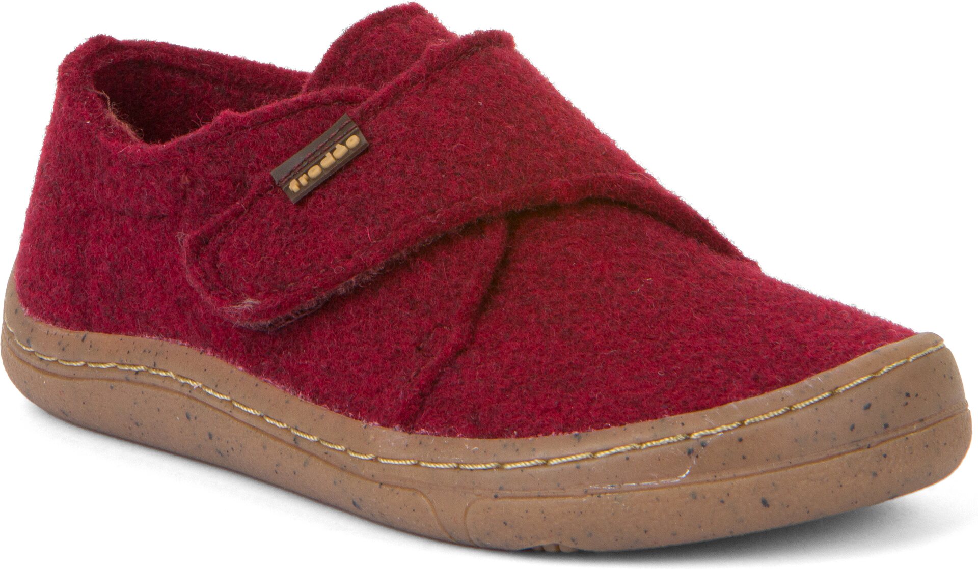 Froddo Barefoot Pantuflas con tiras de velcro Bordeaux