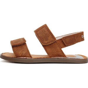 D.D.step pelle sandali chiusura a velcro (RAJOITETTU ERÄ), Chocolate, 30