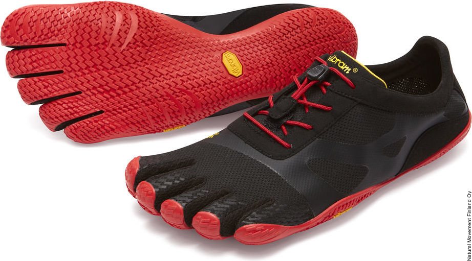 Vibram FiveFingers KSO EVO til mænd Sort / rød