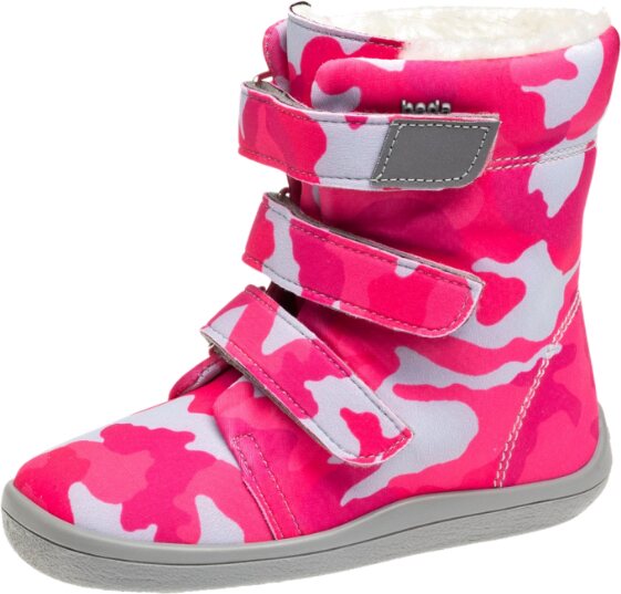 Beda Barefoot de copii cizme de iarnă Roz