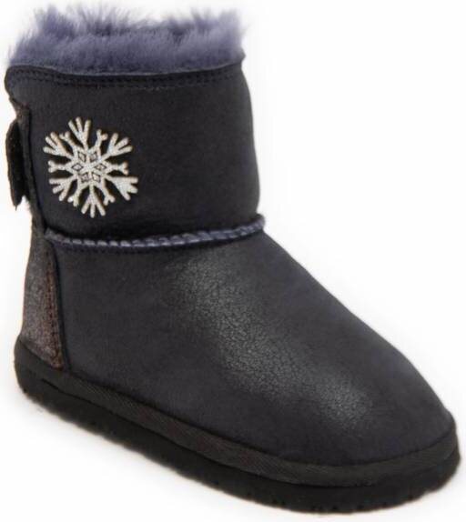 Dodo Shoes Merino Fur Winterstiefel Snowflake/ Cobalt