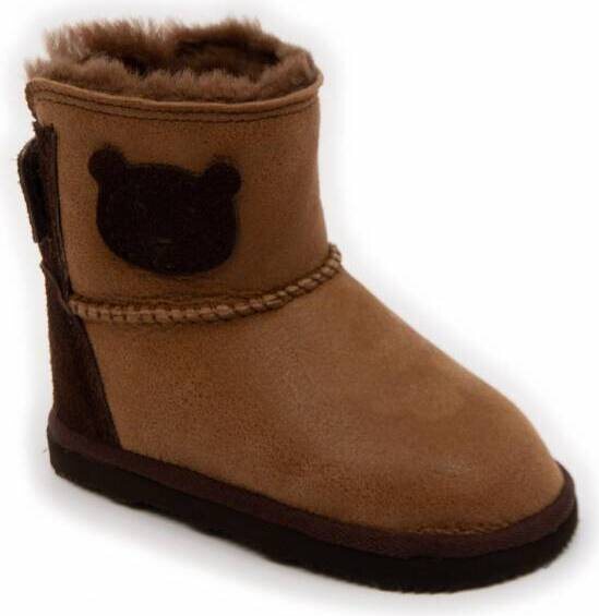 Dodo Shoes Merino Fur Winterstiefel Little Bär/Caramel