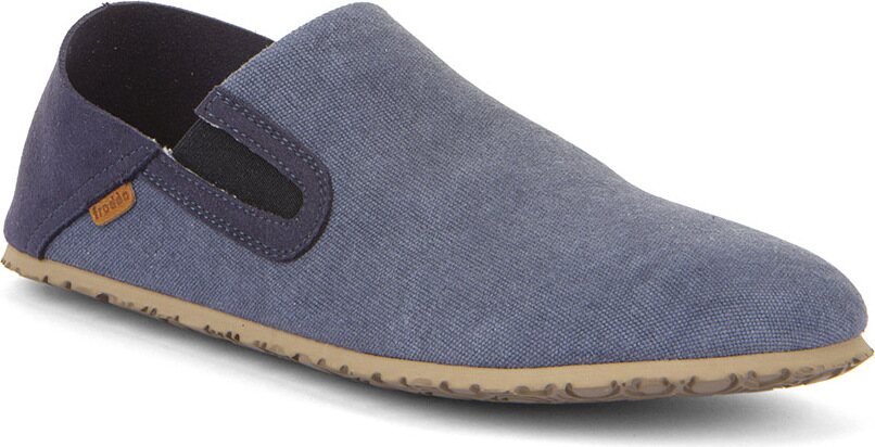 Froddo Barefoot canvas huisschoenen Blauw