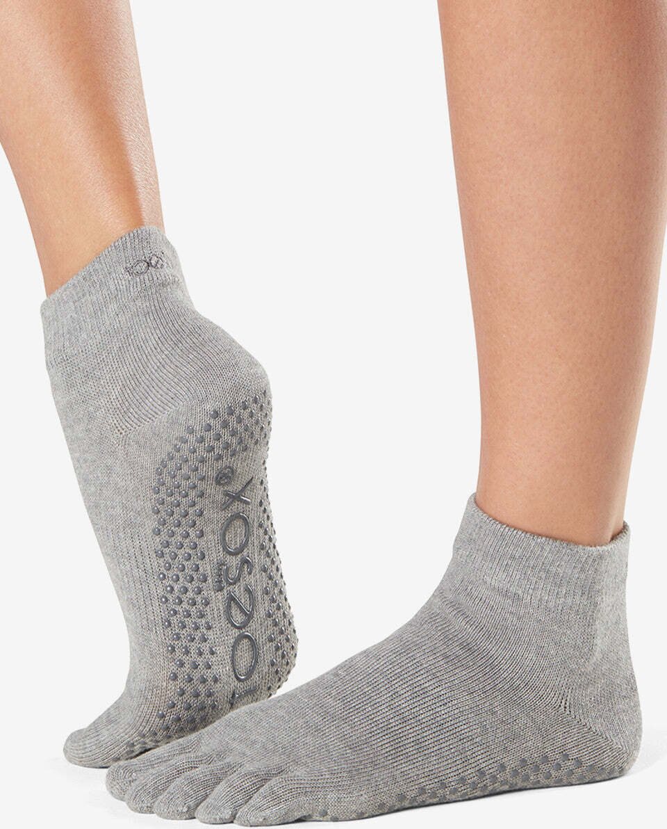 ToeSox Full toe ankle grip Ljusgrå