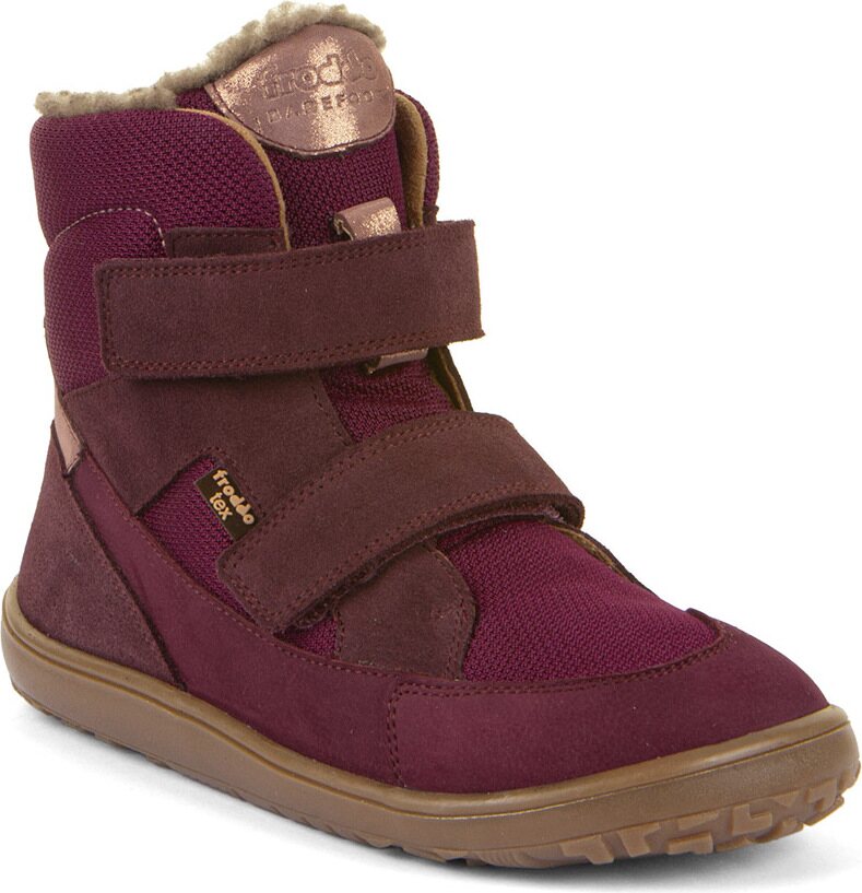 Froddo Barefoot UP TEX Winter Темно красный