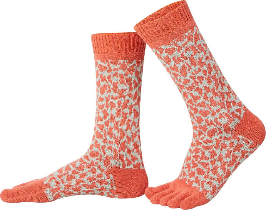 Knitido Trailer Garden Leopard Оранжево & Светло зелено