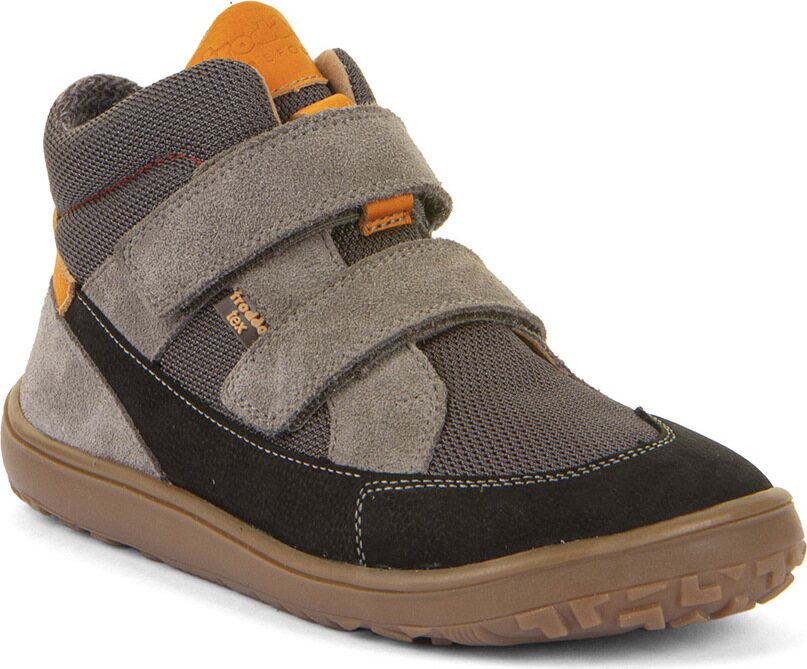 Froddo Barefoot UP TEX sezon pośredni obuwie Szary/pomarańczowy