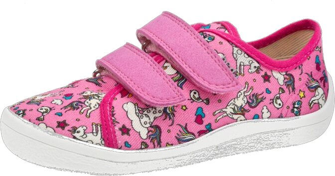 Beda Barefoot children's Patterned Sneakers Unicorn