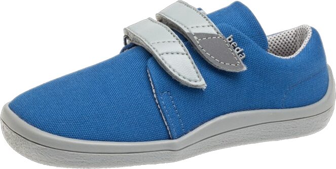 Beda Barefoot παιδιών canvas plimsolls Blue Moon
